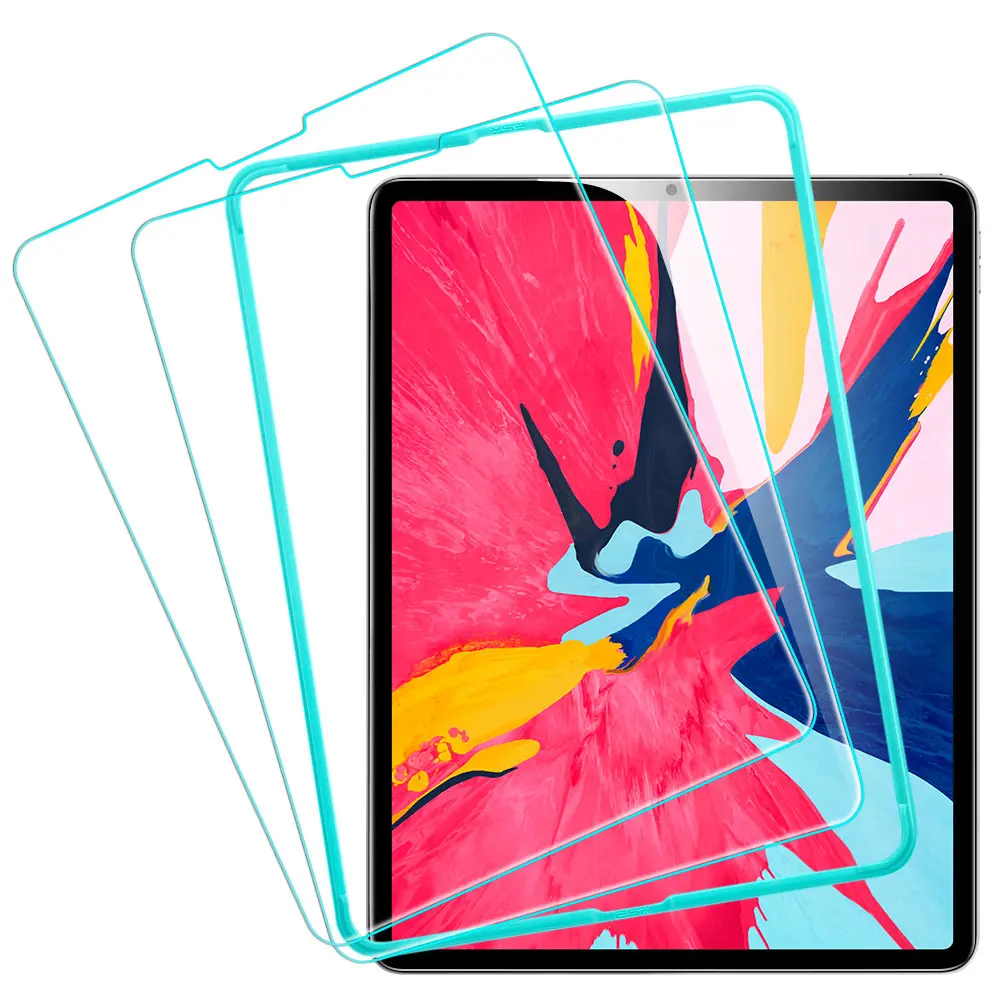 ESR Защита экрана для iPad Pro 11 аппликатор Закаленное стекло пленка протектор экрана планшета для iPad выпуск - Цвет: 2 PCS