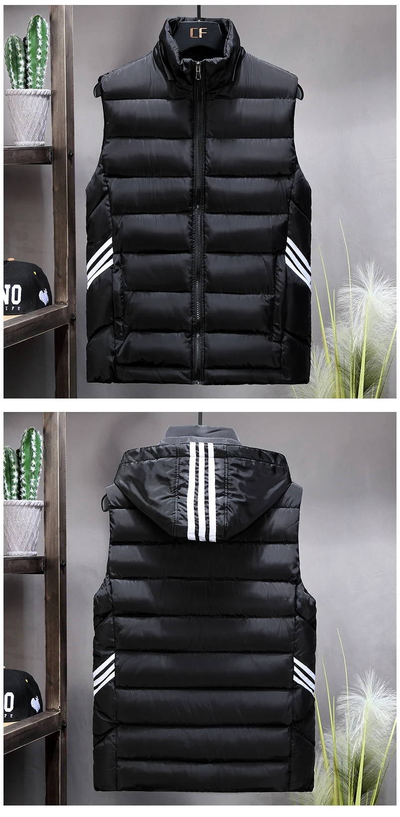 Plus Size 8XL 7XL 6XL 5XL 4XL New Casual Vest Men Autumn Jackets Thick Vests Man Sleeveless Coats Male Warm Waistcoat men