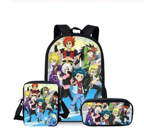 Модные школьные сумки аниме Beyblade Burst Evolution рюкзаки для подростков девочек