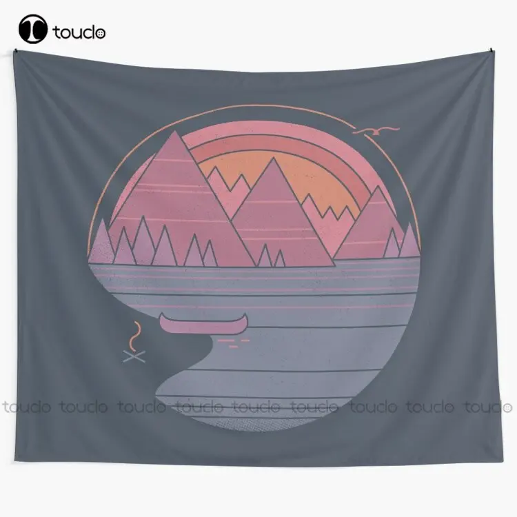 

The Mountains Are Calling Tapestry Collage Tapestry Tapestry Wall Hanging For Living Room Bedroom Dorm Room Home Decor