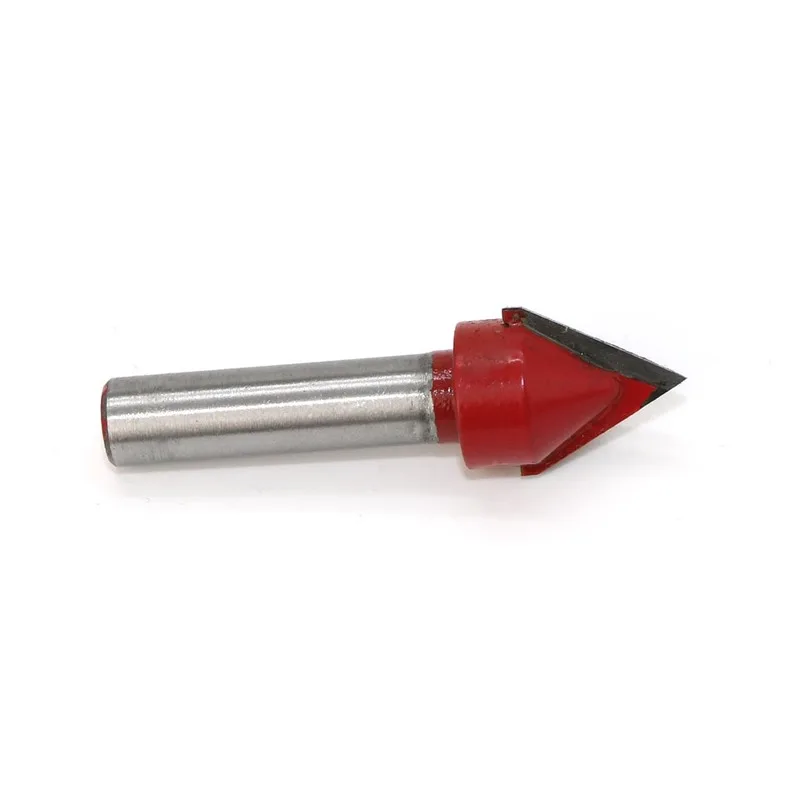 

1Pc 8mm V Bit CNC Solid Carbide End Mill Tungsten Steel Woodworking Milling Cutter 3D Wood MDF Router Bit 60 Degrees