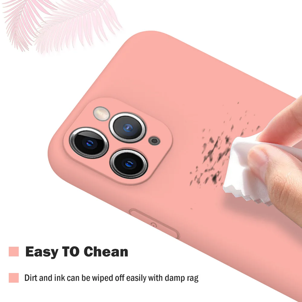 Чехол для Apple iPhone 11 Pro Max SE 2 2020 6 S 7 8 Plus X XS MAX XR милый карамельный цвет пара Мягкая