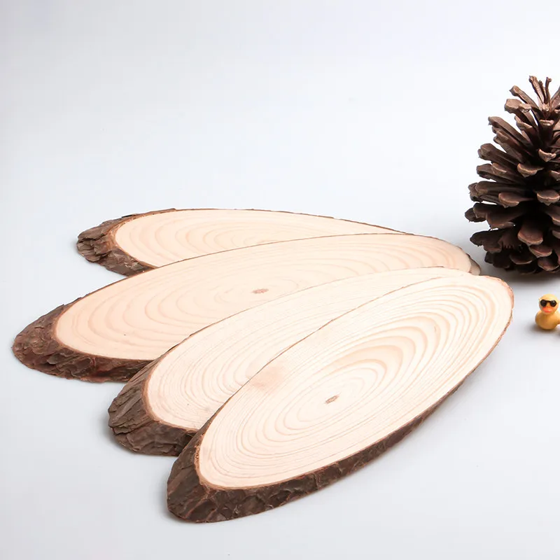 1 шт. многоразмерные Овальные Пустые диски деревянные таблички зажимы из