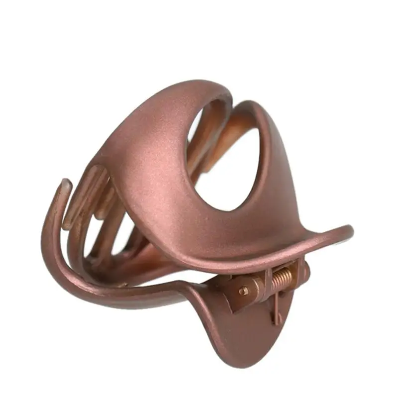 

5pcs Women Hair Claw Hollow out Frosted Hair Pin Barrette Hair Accessories for Home Office