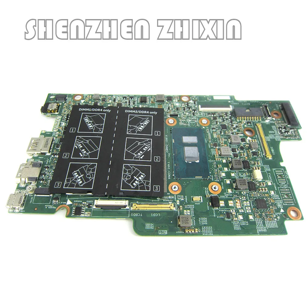 

yourui for Dell Inspiron 7378 Laptop Motherboard SR2ZV I7-7500U CPU DDR4 RAM CN-0FF2FN FF2FN Fully Tested