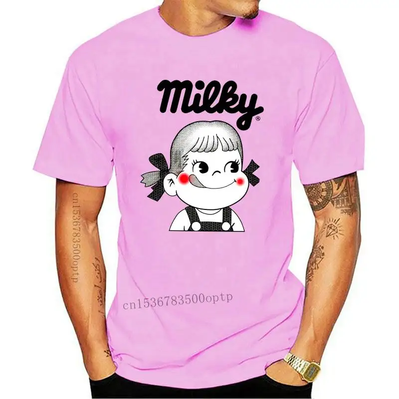 Новая рубашка Peko-Chan-молочный Fujiya Candy Japanese Shirt Japan - Men Women men размеры Удобная футболка