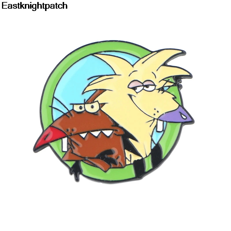 Мультфильм Бобер цинковый сплав значки para рубашка сумка Одежда Кепка рюкзак