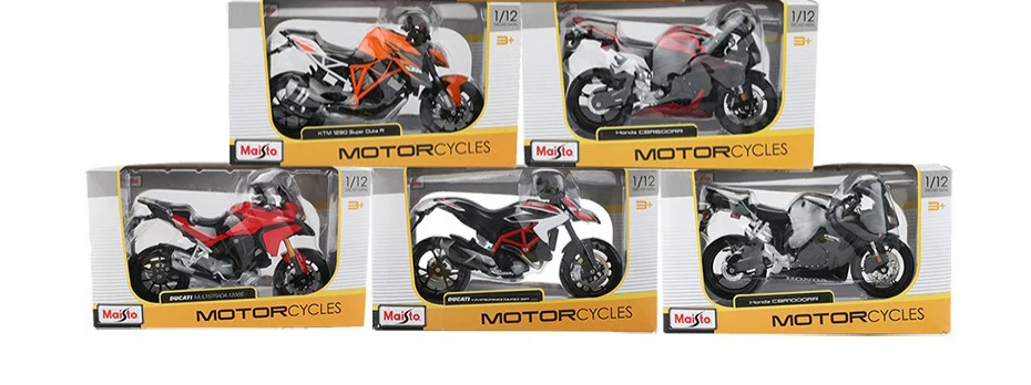 Maisto 1:12 сплав модель мотоцикла Игрушка Мотоцикл Ниндзя H2R CBR600RR YZF-R1 модели гоночных автомобилей Машинки Игрушки для детей