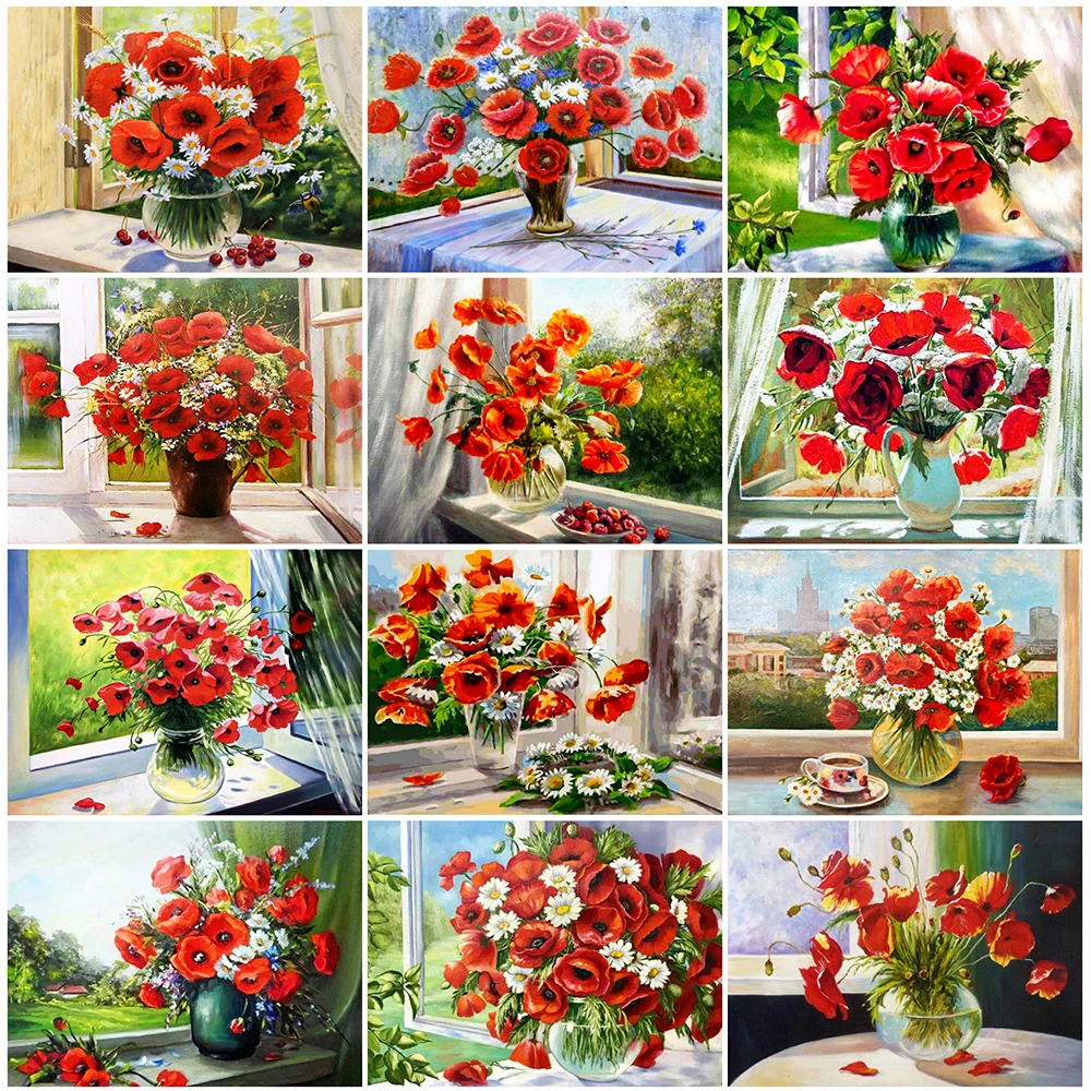 

Momoart полноразмерная алмазная живопись, цветок 5D, Алмазная мозаика «сделай сам», вышивка крестиком, полноразмерная вышивка, настенное искусс...