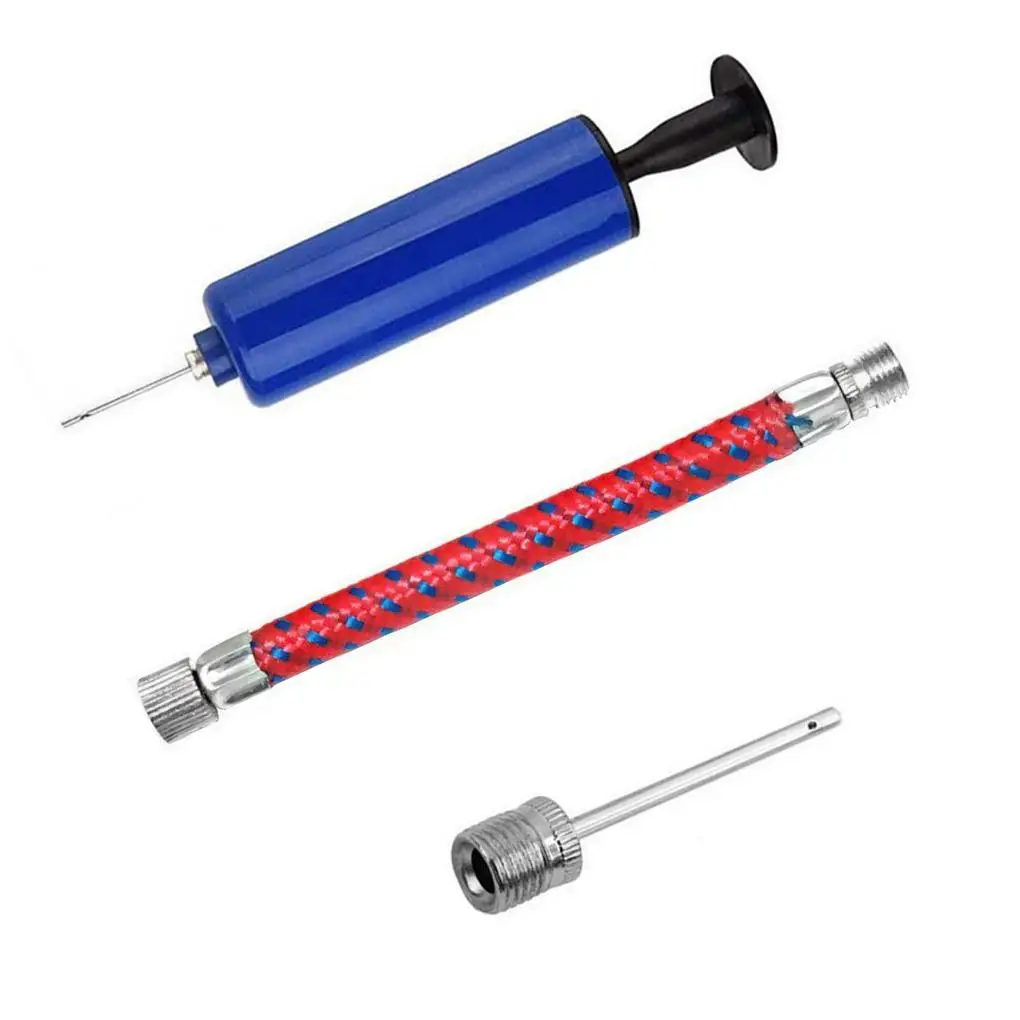 Мяч для накачивания пневматический ручной насос иглы спортивные Футбол