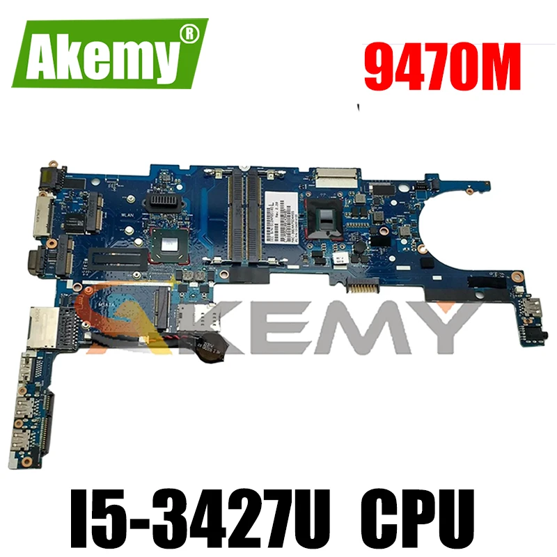 702849 001 601 для HP Elitebook 9470 м i5 3427U Материнская плата ноутбука 6050A2514101 SR0N7 DDR3 материнская