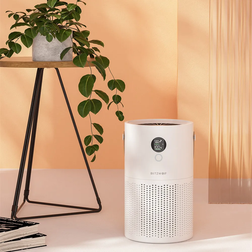 

Air Purifier OLED Digital Display Adjustable Wind Speed with LED Night Light 3 Layer Filtration System Quiet for Home Bedroom EU