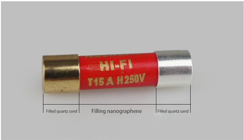 1 шт. Hi-Fi одной серебряного цвета с кристальной платформой плавкий нано-предохранитель CD аудио усилительная лампа плавкий предохранитель 0,5-10A 5*20 мм электронный компонент аудиотрубка