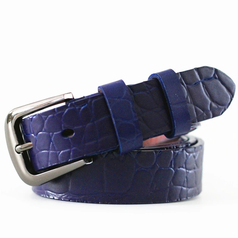 

Genuine Leather Belts for Women Second Layer Cowskin Woman Belt Vintage Pin Buckle Strap Jeans 1203