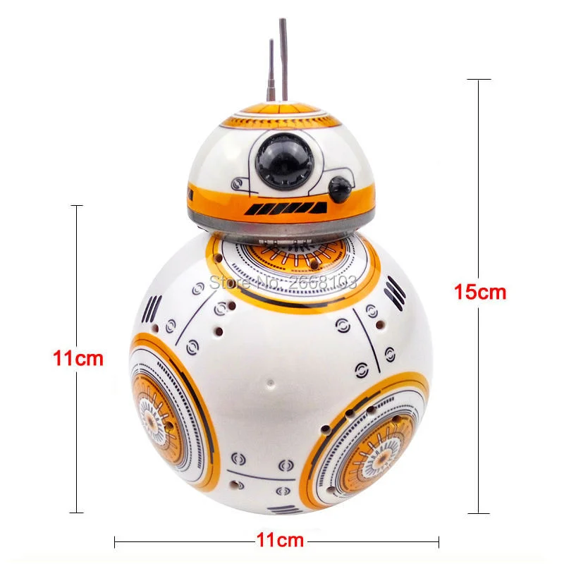 New Version Upgrade Model Ball RC BB-8 Droid Robot BB8 Intelligent 2.4G Remote Control Toy For Girl Gift With Sound Action | Электроника