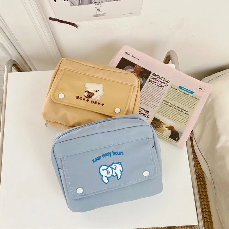 Bentoy Milkjoy новинка корейская мода медведь собака косметички милые Студенческие