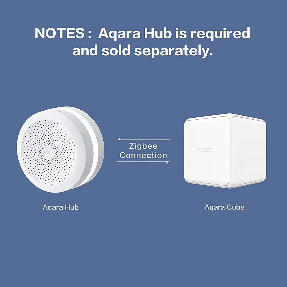 Aqara Magic Cube Zigbee подключение 6 Настраиваемых жестов для управления вашими
