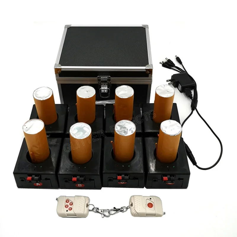 Цена Приемник BD12, 12 каналов, перезаряжаемый, двойной пульт дистанционного управления, для фонтана, для свадьбы