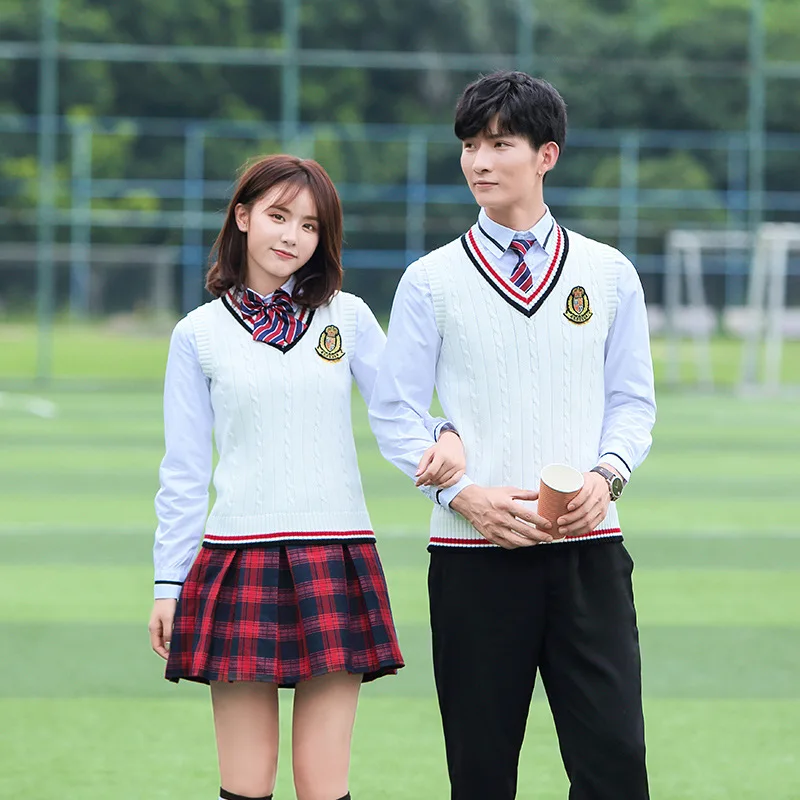 Школьная форма для мальчиков и девочек в Корейском стиле школьников британском