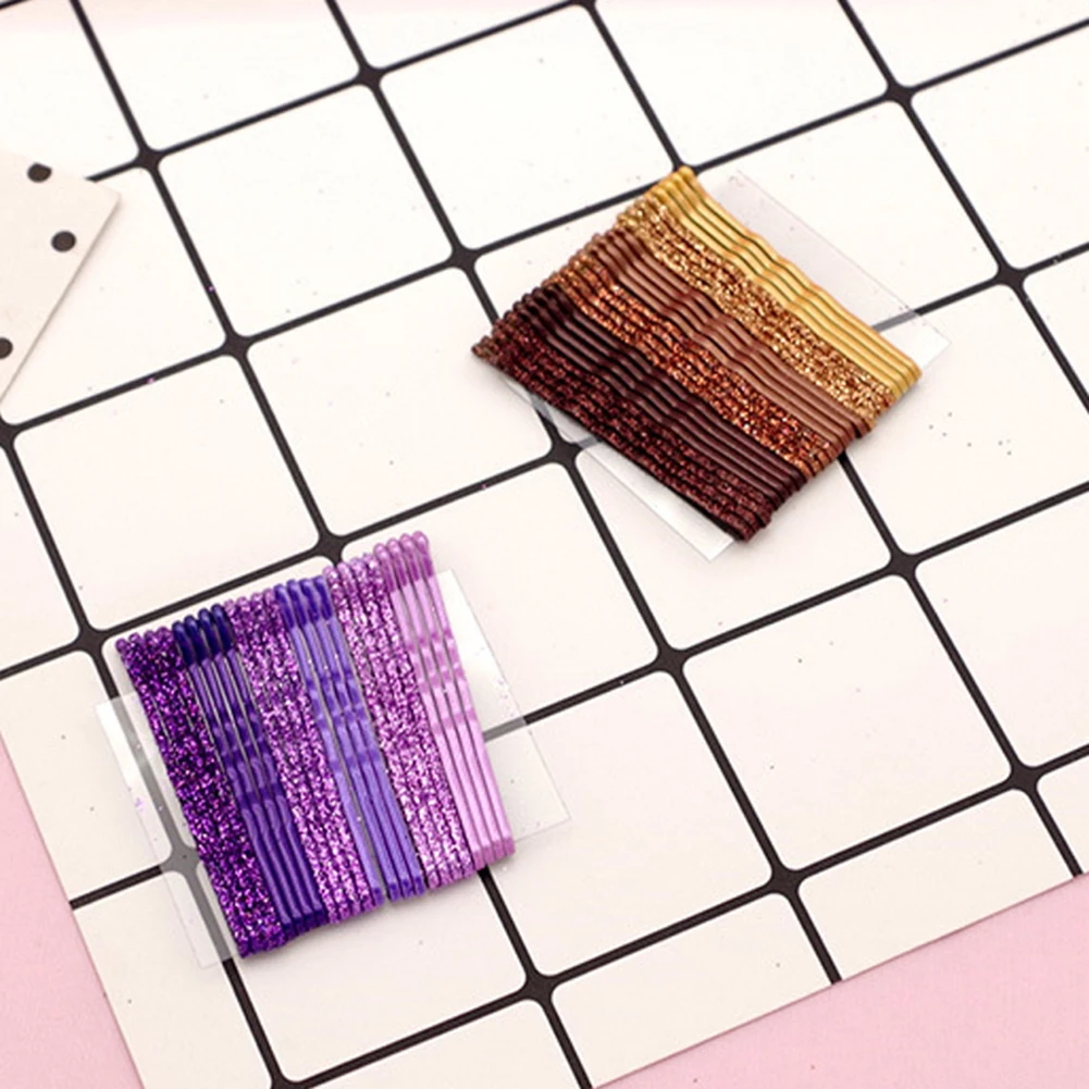 Заколки для волос с блестками девочек 24 шт./компл. 5 см| |