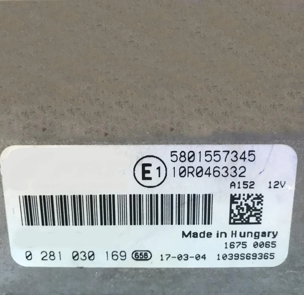 0281030169 5801557345 двигатель ECU компьютерная плата блок электронного управления для Iveco