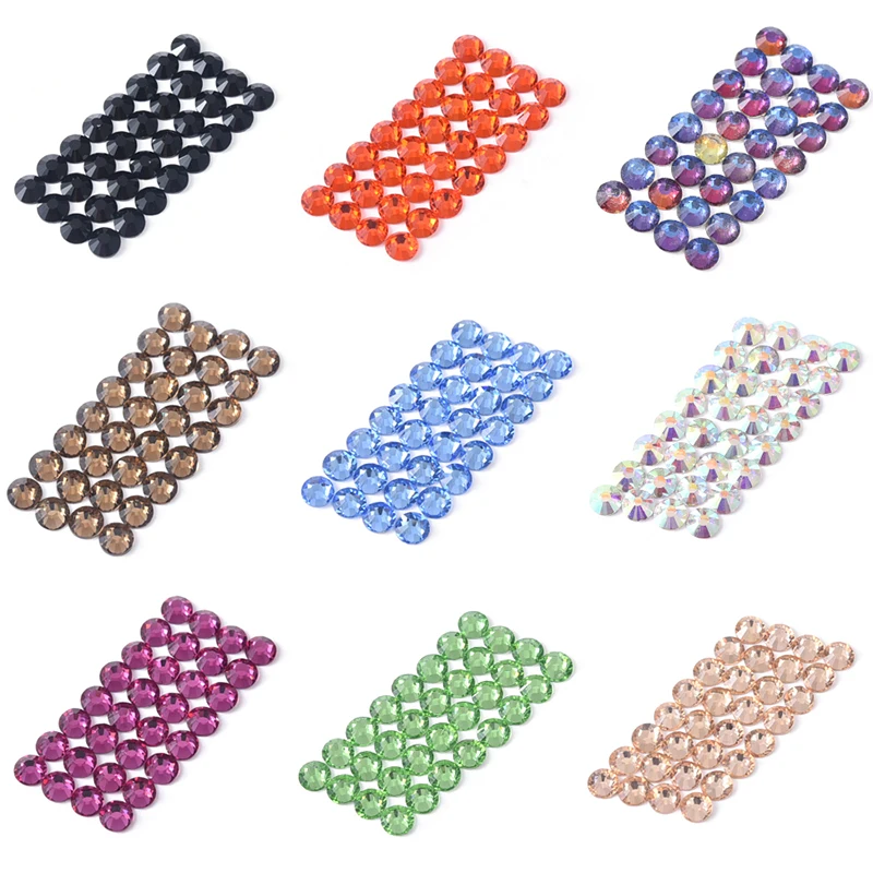 Стразы с плоской задней поверхностью без горячей фиксации кристалл стразы клей