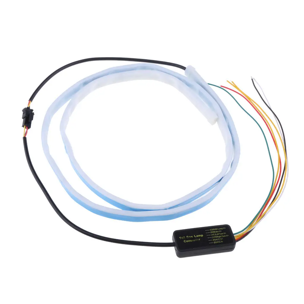 

Светодиодсветильник неоновая лента для багажника автомобиля, гибкая декоративная лампа 47 дюймов