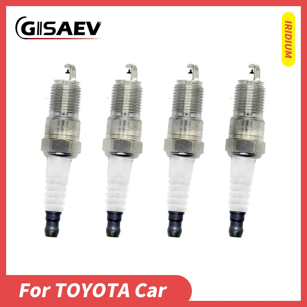 4PCS Iridium Spark Plug For Toyota Camry Corolla Ex RAV4 YARiS L Vios Levin Crown Highlander Coaster Sienna C-HR Prado Previa |