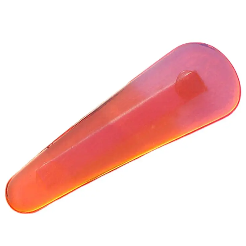 Женские боковые челки заколка для волос полупрозрачная Ослепительная