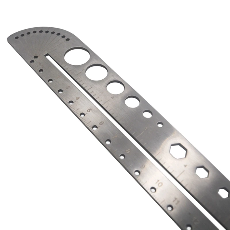 Multifunction Ruler Compasses Protractor Stainless Steel Hexagon Scale Tool | Инструменты