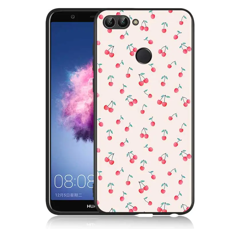 Pink Cherries for Huawei P Smart Z S Plus 2020 2019 Nova 5T 5i 5 4e 4 3i 3e 3 2i Phone Case Bright Black Cover | Мобильные телефоны