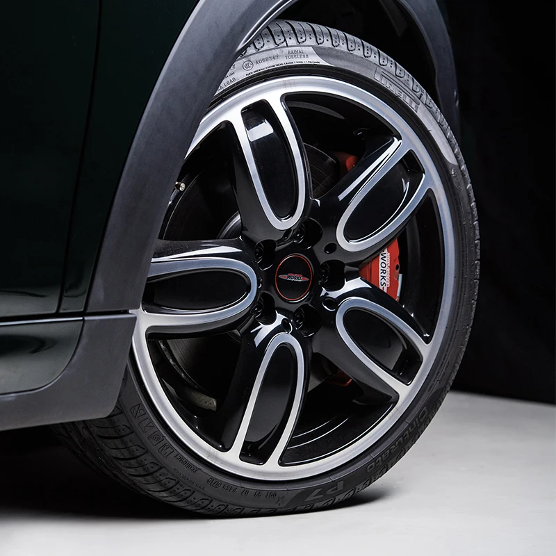 

54mm And 56mm Car Wheel Hub Trim Cover Cap Sticker Decal Emblem for MINI Cooper S JCW One F54 F55 F56 F57 F60 R55 R56 R60 R61