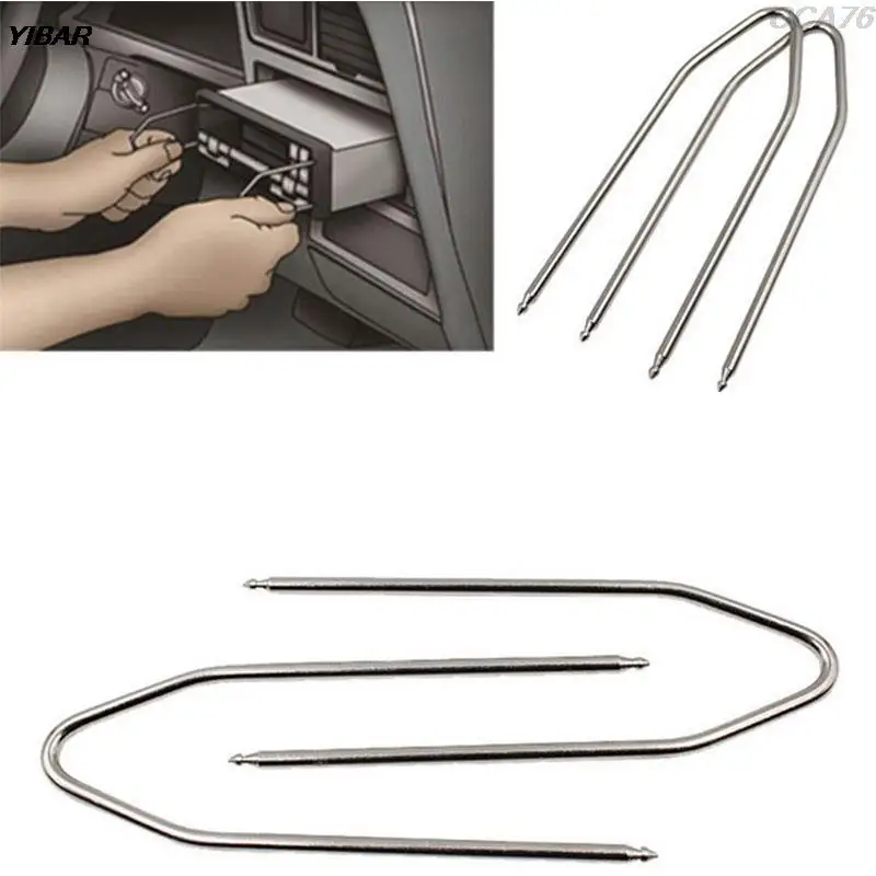 

Car Stereo Radio CD Head Unit Removal Original Release Keys Tool Pins Round Hole