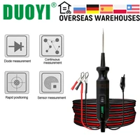 duoyi dy18 car circuit tester power probe 12v 24v electrical current track locate short circuits bad ground contacts