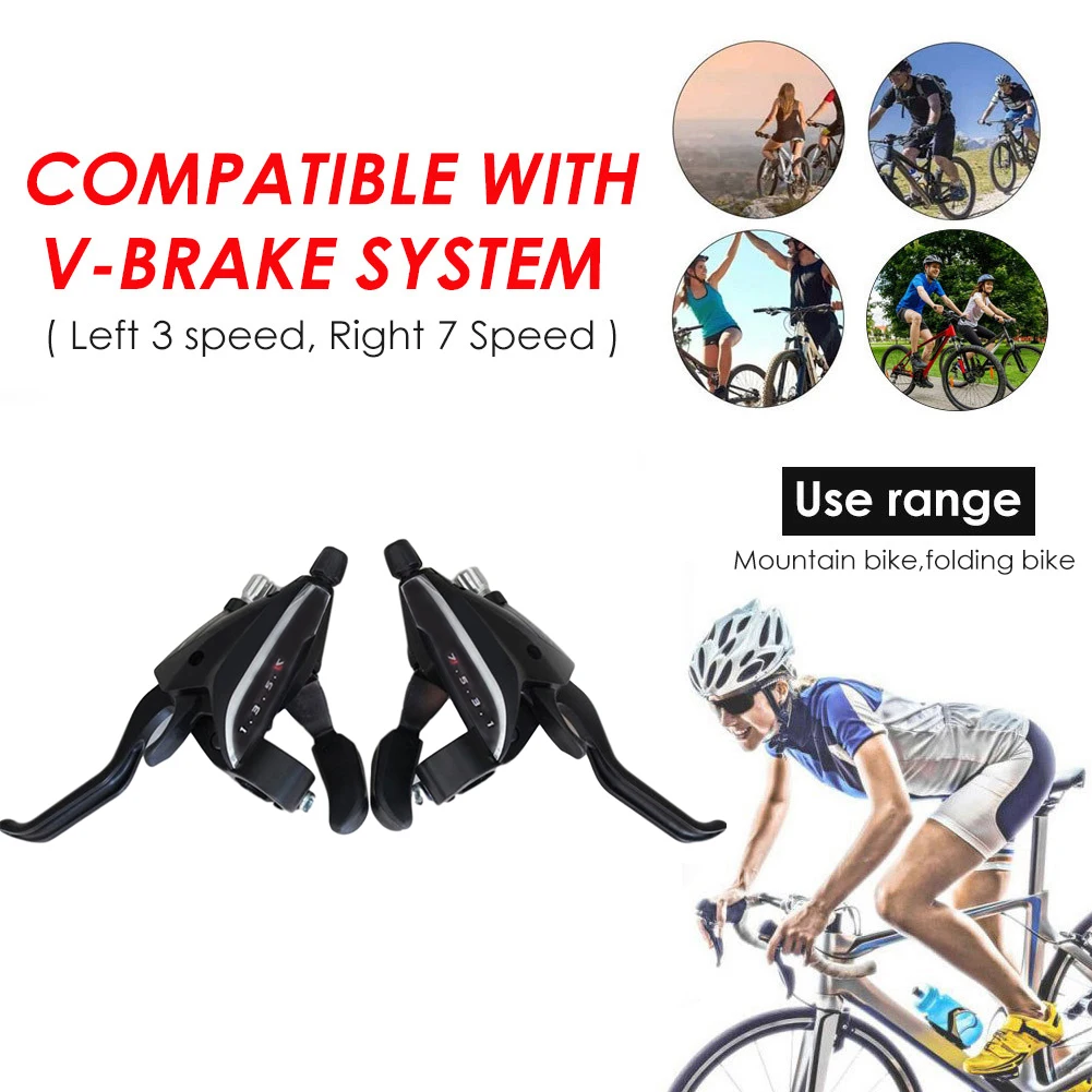 

Bicycle Transmission 21/24 Speed Mountain Bike Conjoined Finger Dial Speed MTB Shifter Bicycle Derailleur EF65-7-8 Accessories