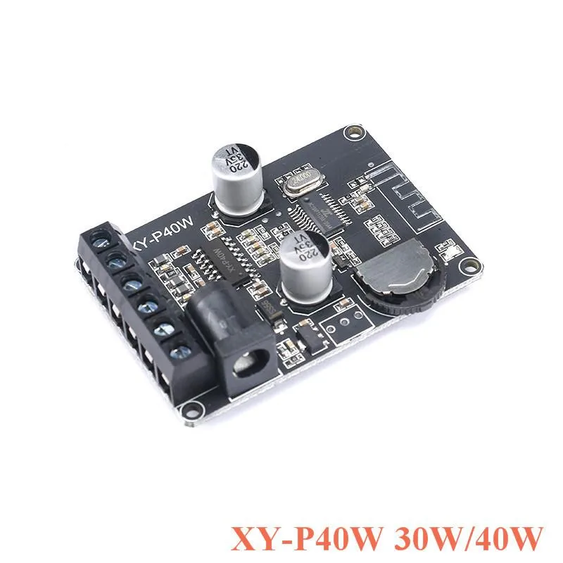 XY-P15W 10W/15W/20W/30W/40W Плата усилителя мощности модуль стерео Bluetooth-совместимый 5 0 12V/24V
