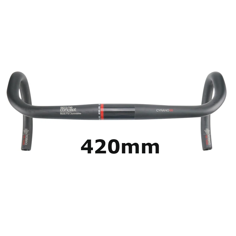 Red matte 420mm RXL SL рули для велосипеда Сверхлегкий UD матовый Руль Велоспорт велосипед Ручка Бент баров 380/400/420/440 из углеродного волокна, шоссейный руль - Цвет: Red matte 420mm
