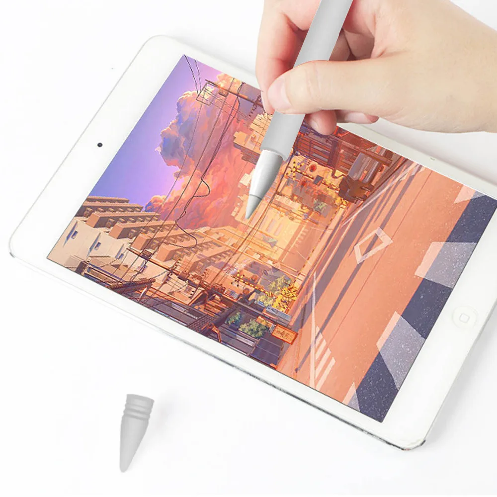 Силиконовый защитный набор наконечник адаптер кабеля трос чехол для карандаша с