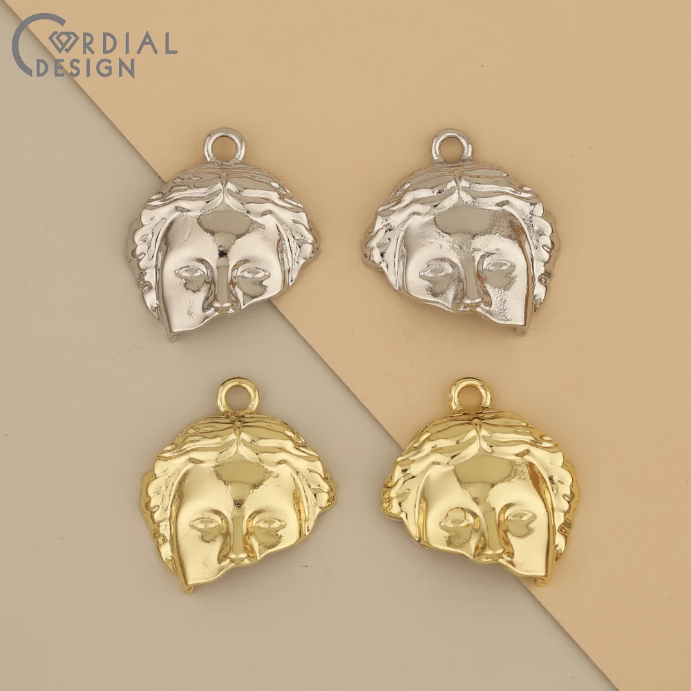 

Cordial Desig 50Sets 19*20MM DIY Charms/Jewelry Accessorie/Earrings Pendants/Boy Shape/Hand Made/Jewelry Findings & Components