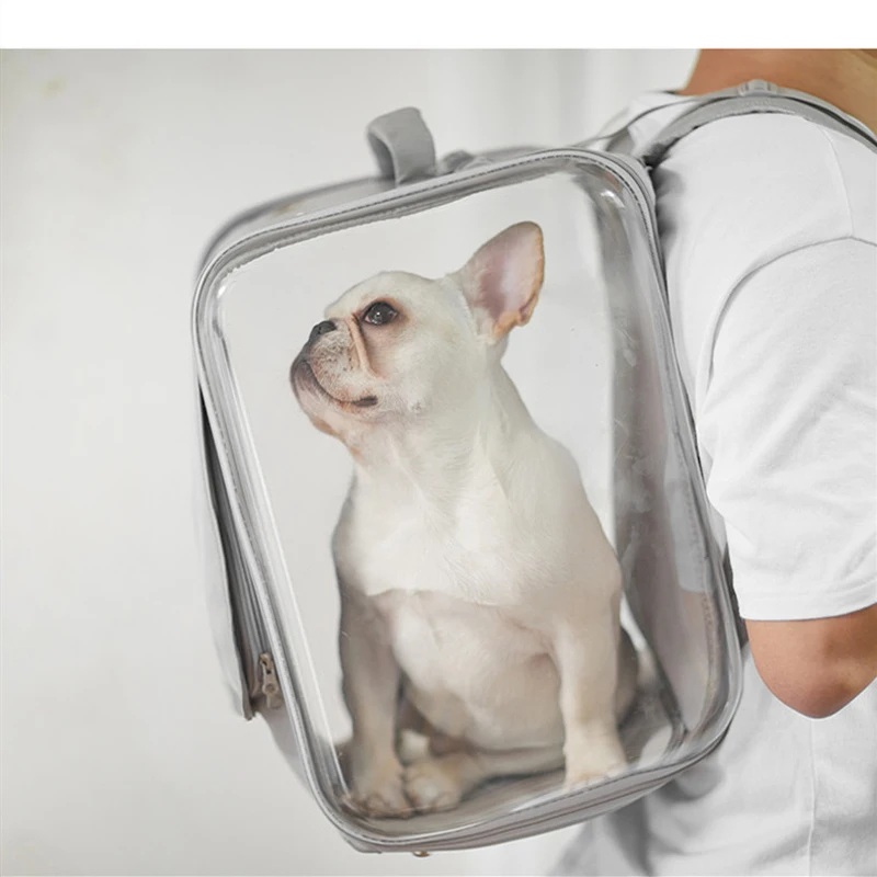 Сумка-переноска для домашних животных прозрачная капсула дышащая дорожная сумка