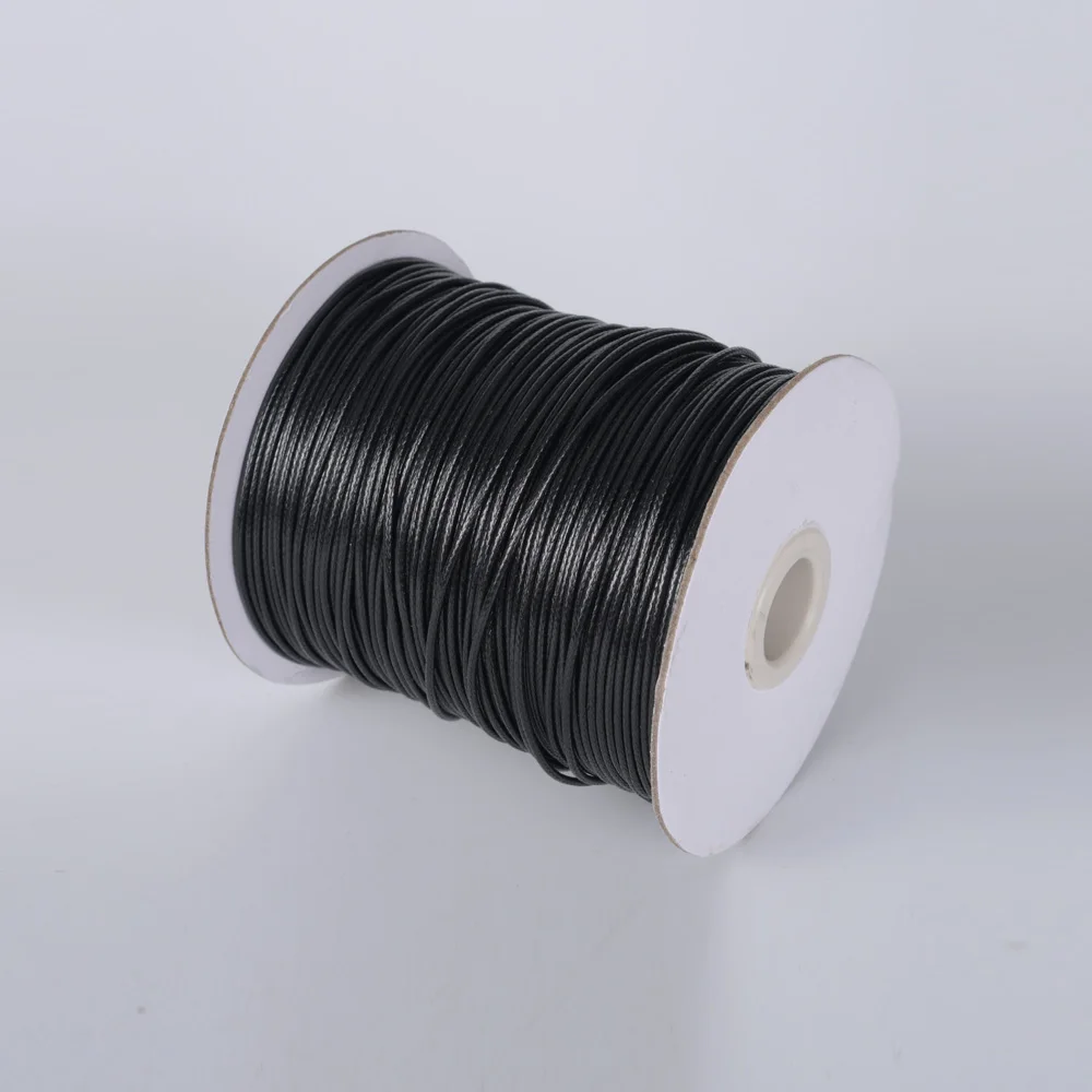 10 м/лот 20 цветов кожаный шнур вощеная нить хлопчатобумажная для бисероплетения