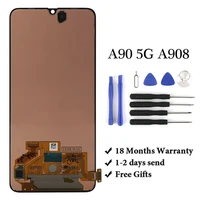 100 teset for a90 a908 lcd display for mobile phone screen replacement digitizer screen assambly for a90 5g a908 lcd