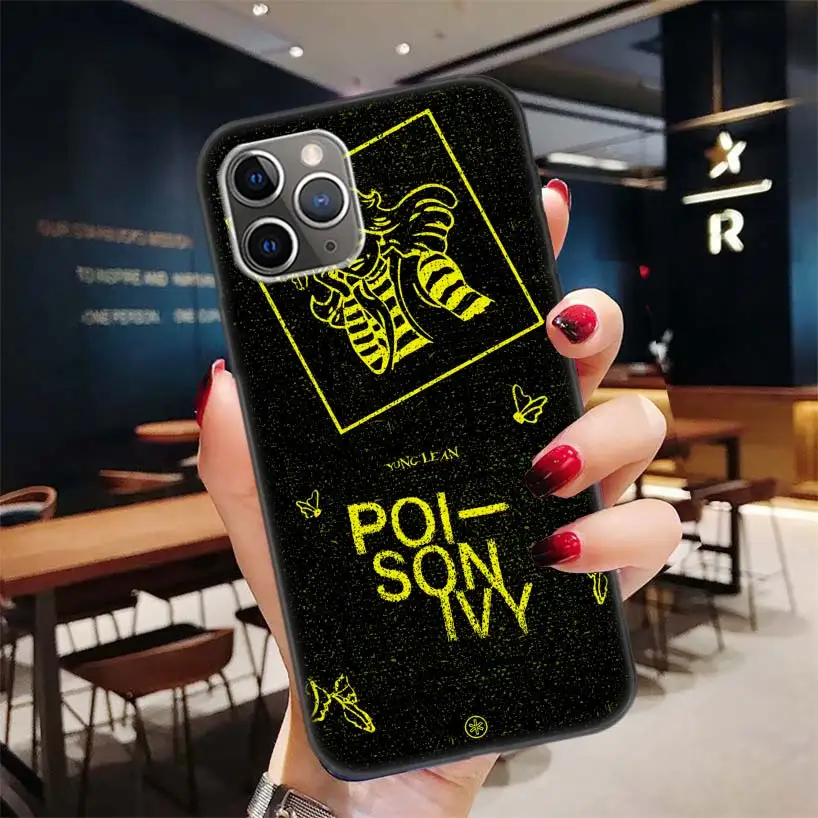 Черный чехол Yung Lean Rapper для Apple iPhone 11 Pro XR 7 8 6 6S Plus X XS MAX 5 5S SE мягкий силиконовый
