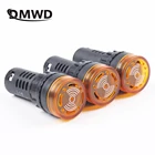 Бесплатная доставка; 1 шт.; Платье для девочек AD16-22SM 12V 24V 110V 220V 22 мм флэш-сигнал светильник светодиодный активный звуковой сигнал тревоги индикатор желтого цвета