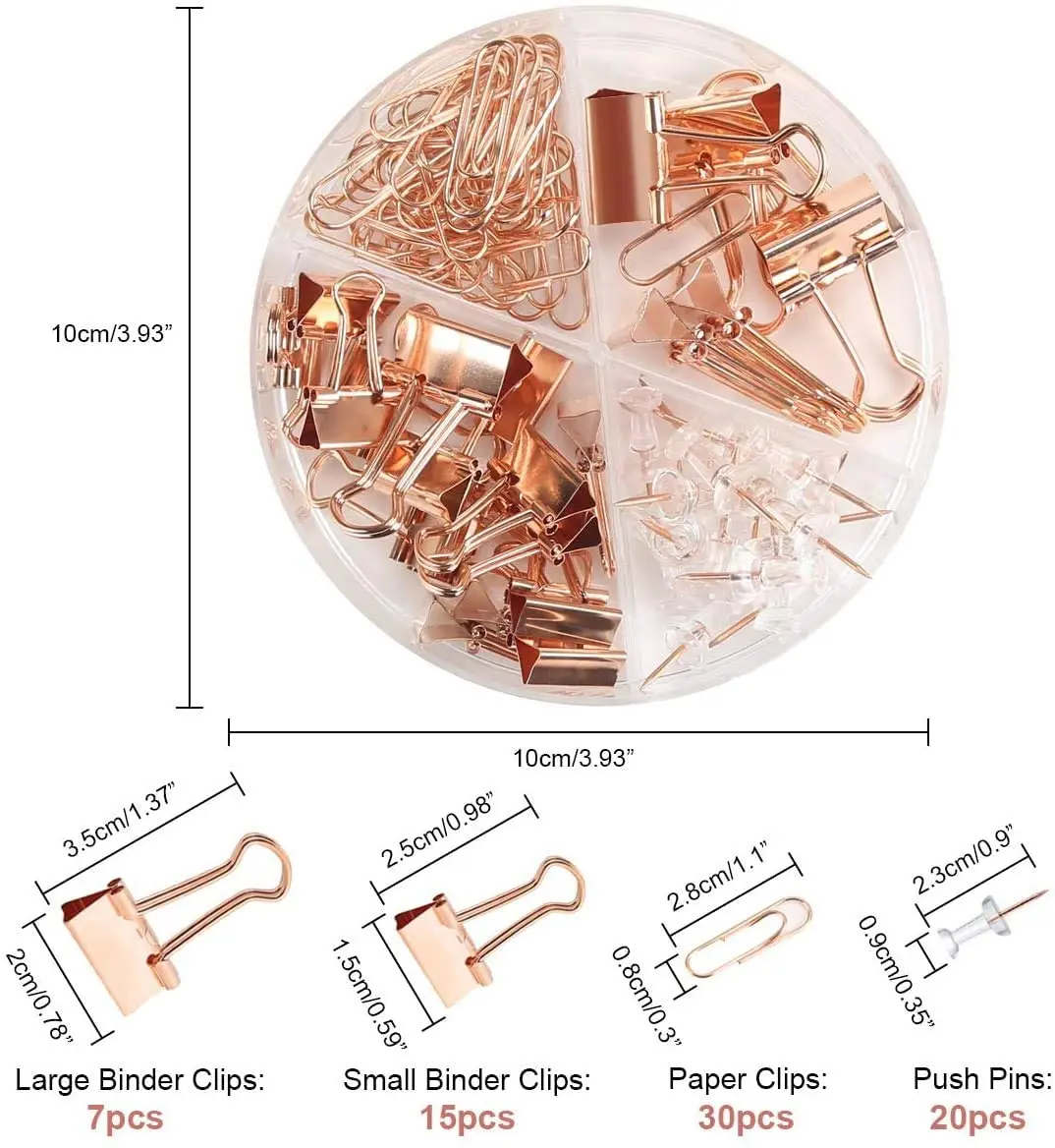 Степлер из розового золота для снятия степлера скобы Диспенсер ленты зажимы