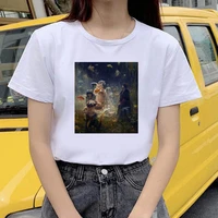 new oil painting women tshirt women t shirt fashion women t shirts harjauku tee tops female short sleeve t shirt cute tee shirts