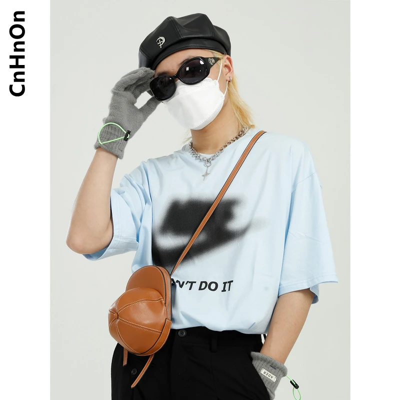 

Summer new products Korean style printed short-sleeved T-shirt men's loose top men's M1-O-W8106