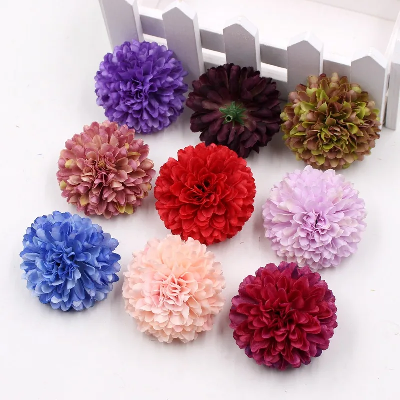 10 шт. 5 см искусственная соцветия гортензии помпон вечный цветок для свадьбы