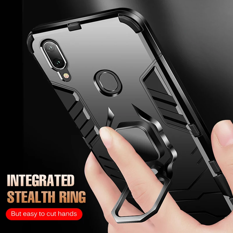 Luxury Magentic Car Ring Silicone Case For Samsung Galaxy A50 A10 A30 A60 A80 Plus A90 A40S M10 M20 M30 A70 Bumper Cover |
