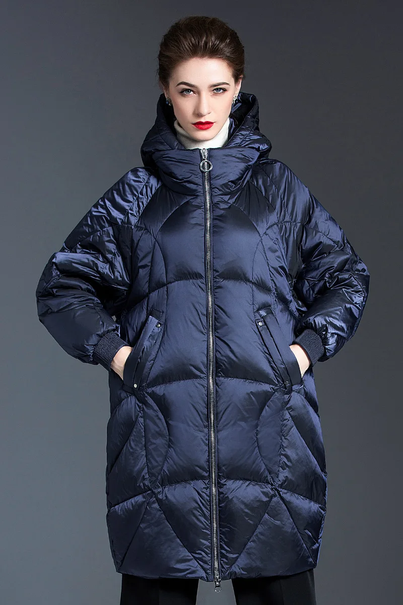 White Warm 90% Winter Coat Thick Zipper Abrigos Mujer Invierno 2021 Duck Down Jacket Women